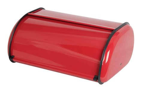 red metal bread box stainless steel door|Amazon.com: Red Bread Box.